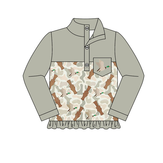 9.26 custom each style moq 5 eta 4-6week baby boys clothes duck long sleeve top