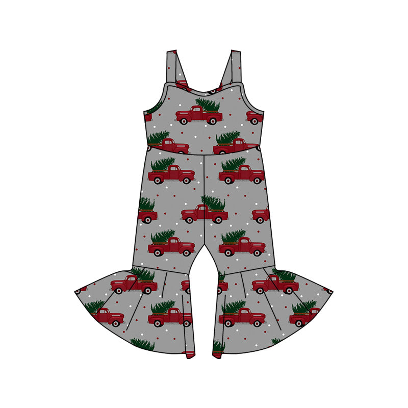 8.15 custom each style moq 5eta 4-6week baby girls clothes Christmas trees car suspender jumpsuit