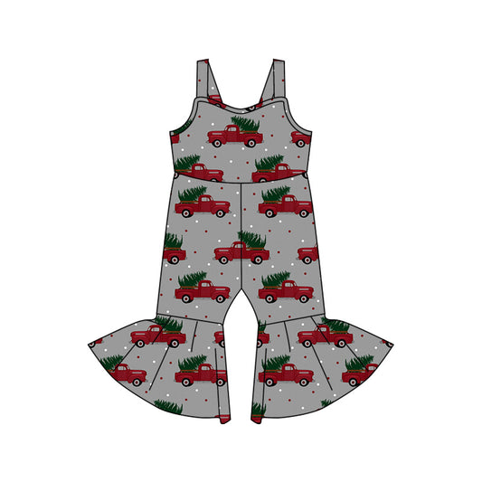 8.15 custom each style moq 5eta 4-6week baby girls clothes Christmas trees car suspender jumpsuit