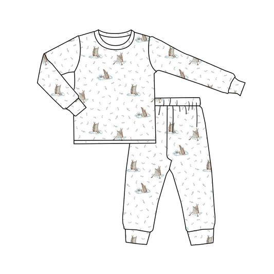 8.26 custom each style moq 5eta 4-6week Sibling Sister boat white baby boys sets and rompers match family design
