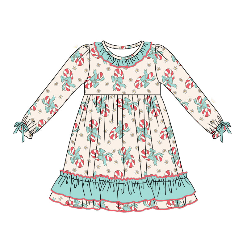 7.23 custom each style moq 5eta 4-6week Sibling Sister Christmas baby girls sets and dress and rompers match family design