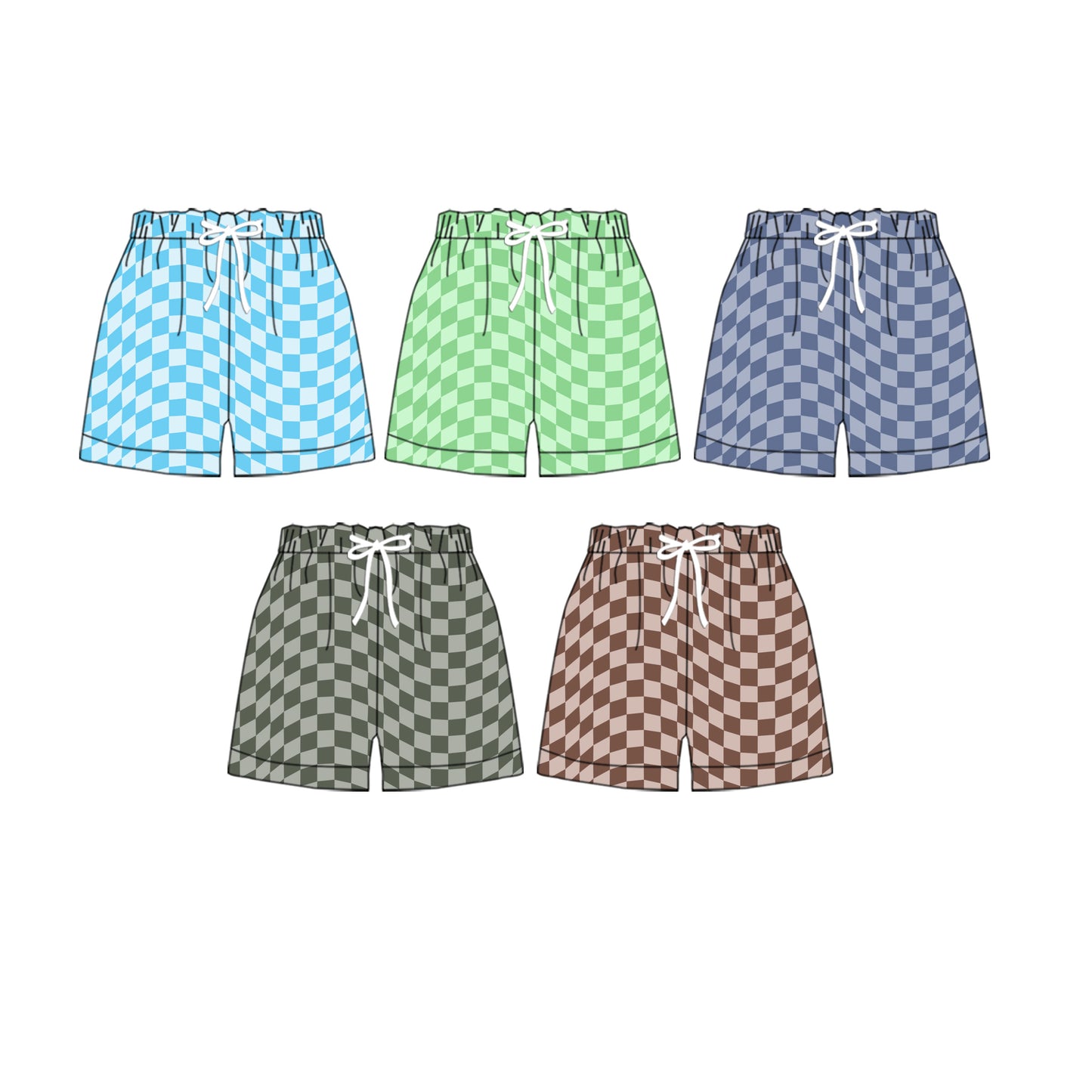 25.11.8 custom each style moq 5 eta 6-8week Sibling Sisters baby kids summer shorts 5 match family design