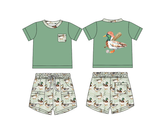 12.9 custom each style moq 5eta 4-6week Sibling Sister camouflage baby girl short sleeve shorts fish sets 1 and easter sets 2 match design