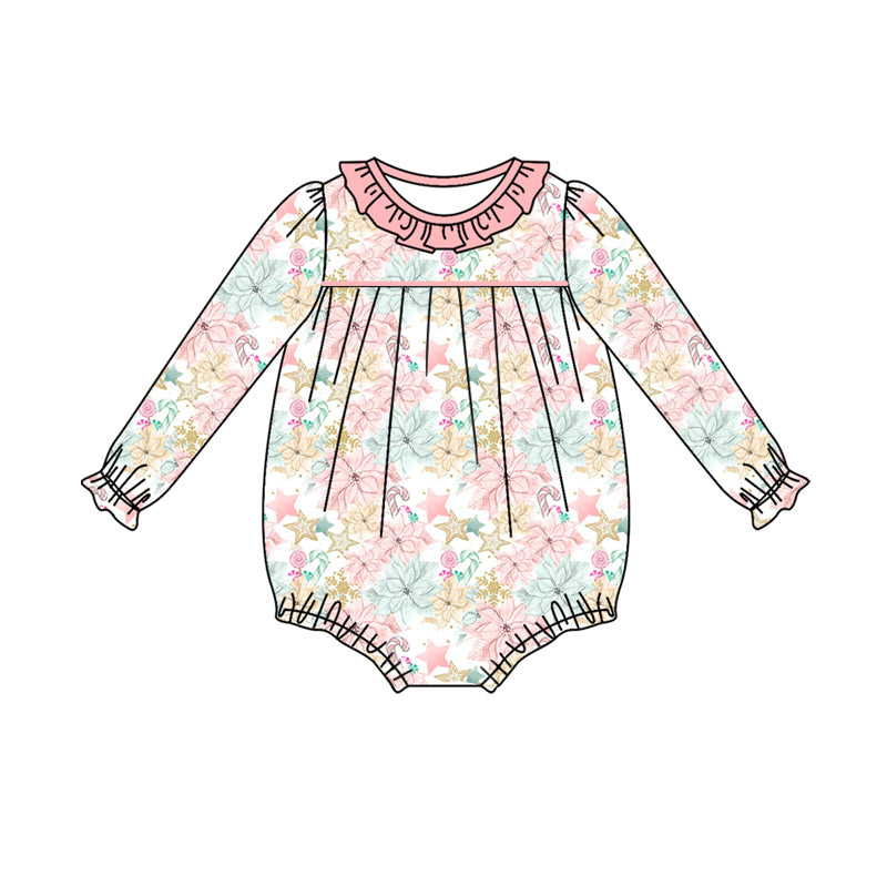 10.2 custom each style moq 5eta 4-6week Sibling Sister floral baby girl sets and dress and rompers match family design