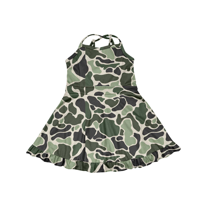 7.3 custom each style moq 5eta 4-6week camouflage Yoga Clothes baby girls clothes swimsuit