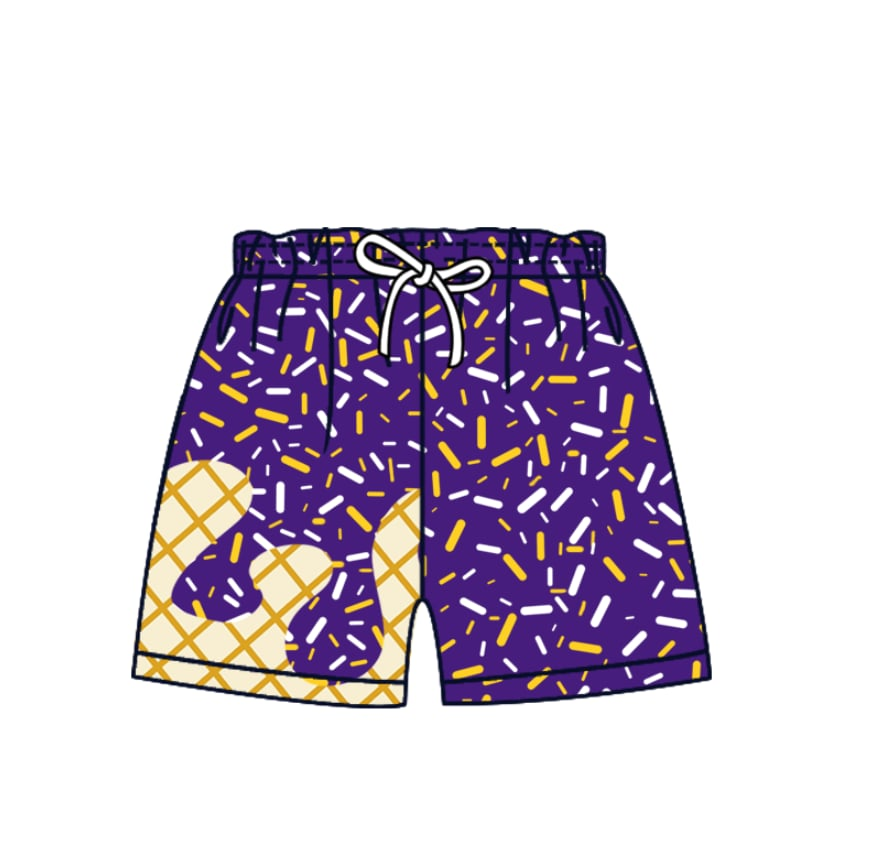 Custom moq 5 mix size milk silk baby girls clothes team purple hooded long sleeve tops and pants and shorts and skirts-25.10.20
