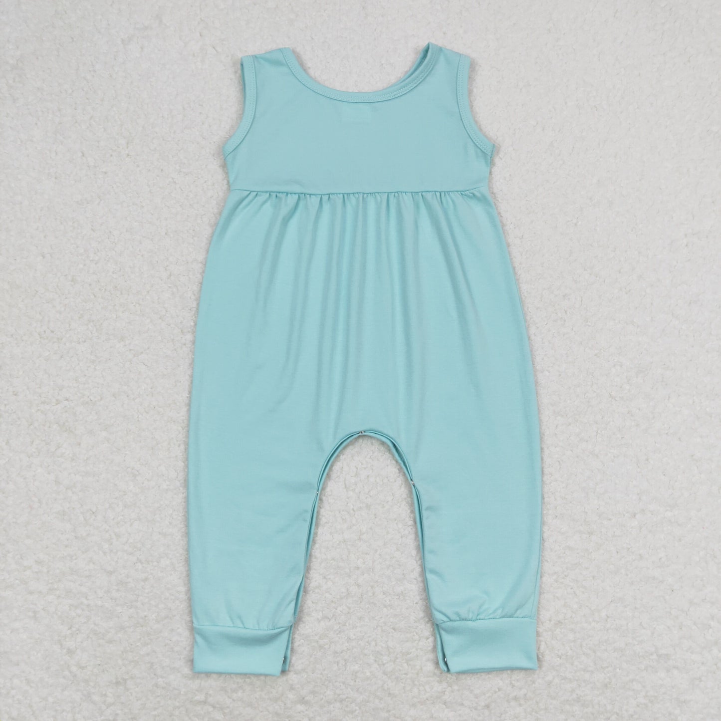 RTS NO MOQ（In Stock ) Teal Sleeveless Jumpsuit