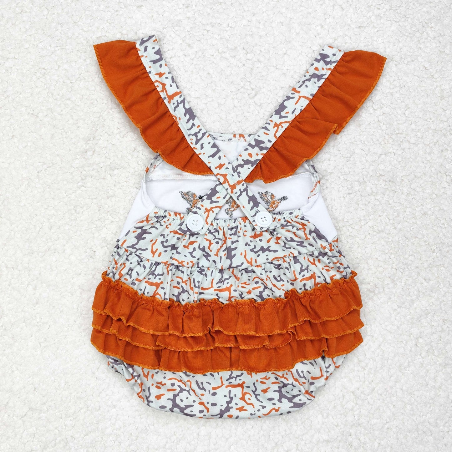 RTS NO MOQ baby girl clothes short-sleeved romper dress