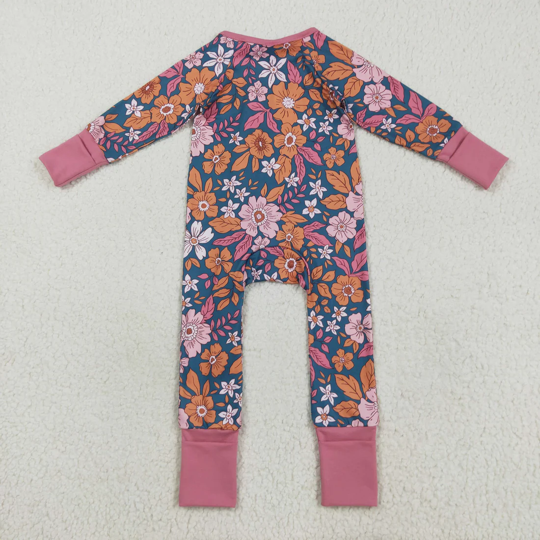 RTS NO MOQ Sibling Baby boy girls clothes bow long-sleeve rompers