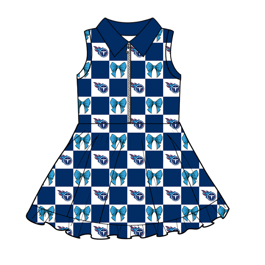 Custom moq 5 mix size Cute team uniform with bow tie