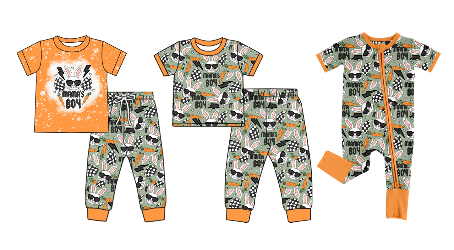 12.3 custom each style moq 5eta 4-6week Sibling Sister easter rabbit baby girl sets and sets 2 and rompers match family design