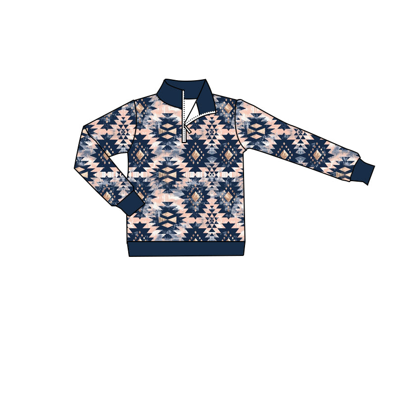 8.26 custom each style moq 5 eta 4-6week Sibling Sister baby girls clothes blue long sleeve top and long sleeve romper match family design