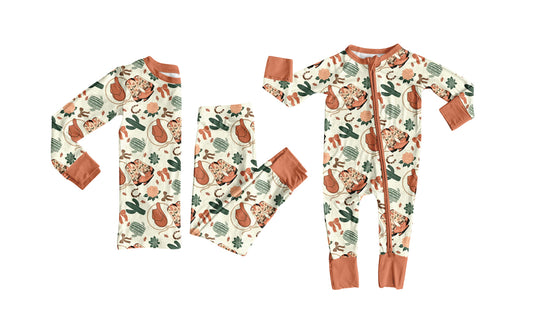 25.8.19 custom each style moq 5eta 4-6week Sibling Sister catcus boots baby boy long sleeve pants sets and rompers match family design