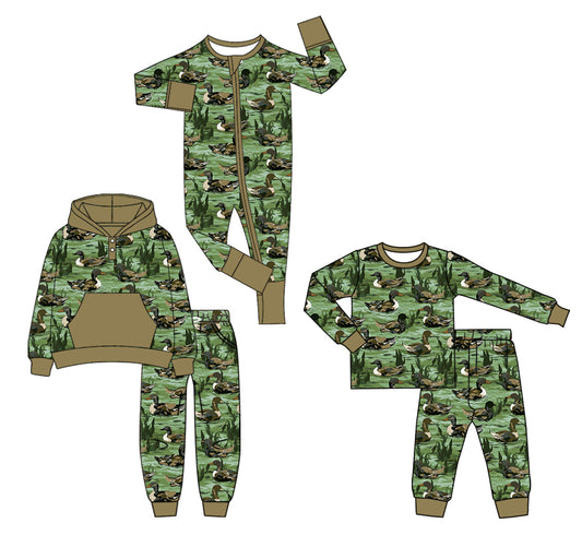 25.7.16 custom each style moq 5eta 4-6week Sibling Sisters duck baby boy long sleeve pants sets 1 and sets 2 and rompers match family design