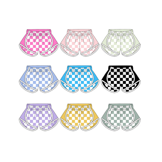 3.20 custom each style moq 5eta 4-6week Sibling Sister baby girl clothes summer shorts 1 and shorts 9 match family design