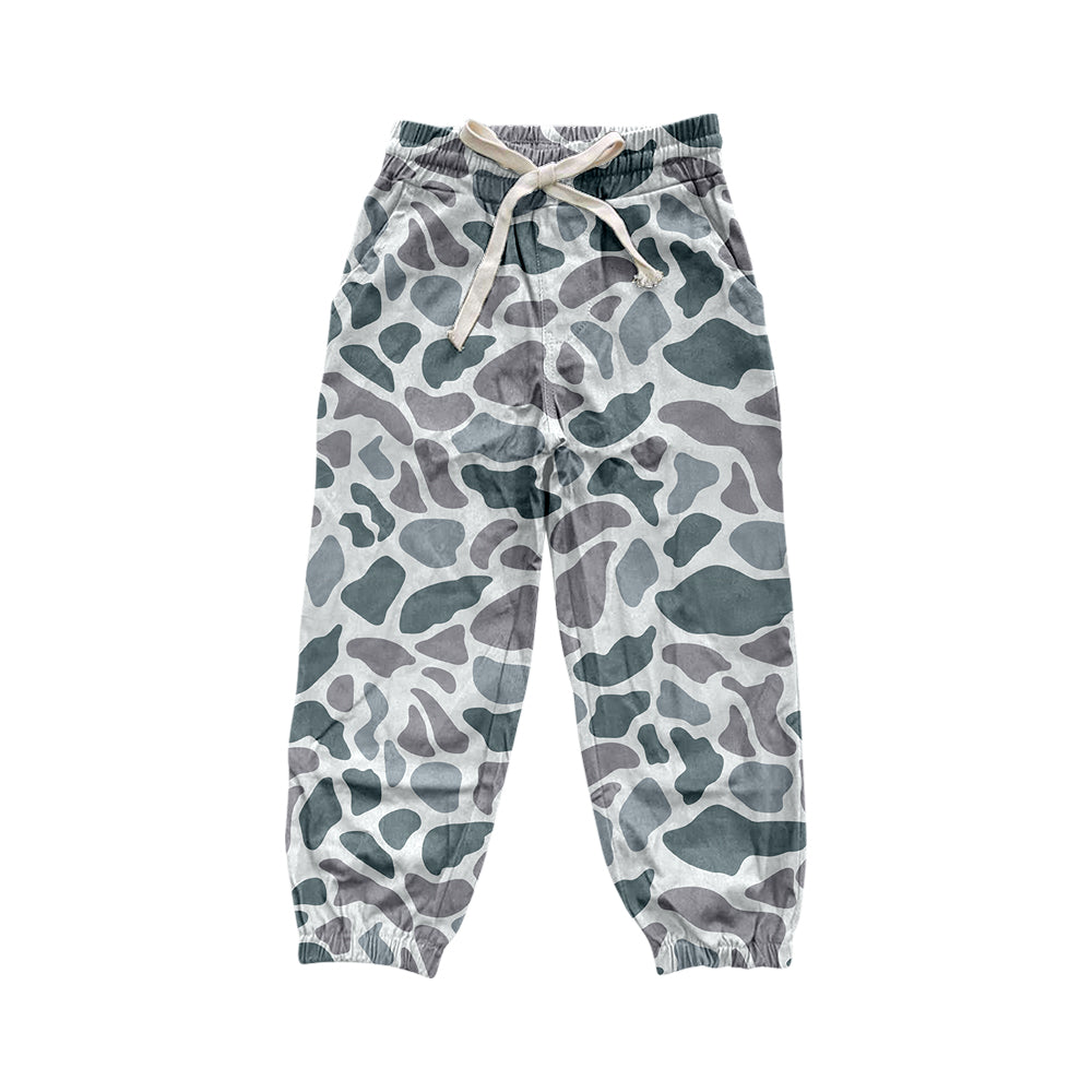 9.3 custom each style moq 5 eta 4-6week baby boys clothes camouflage gray long pants