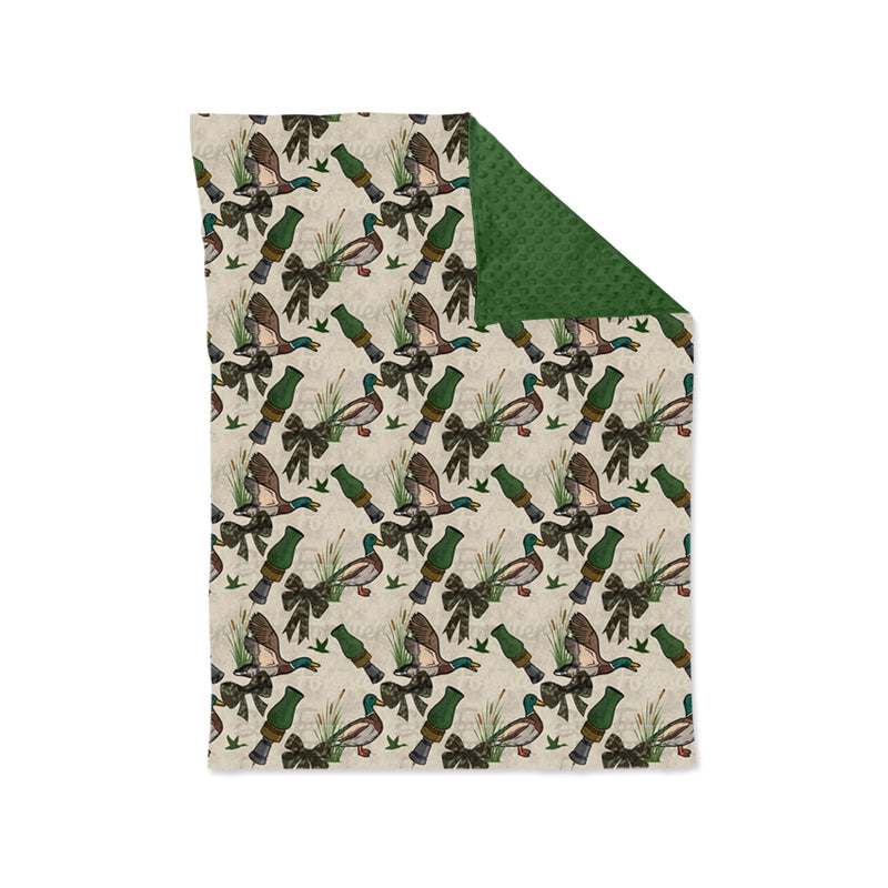 8.27 custom each style moq 5 eta 4-6week baby blanket ducks green blanket design