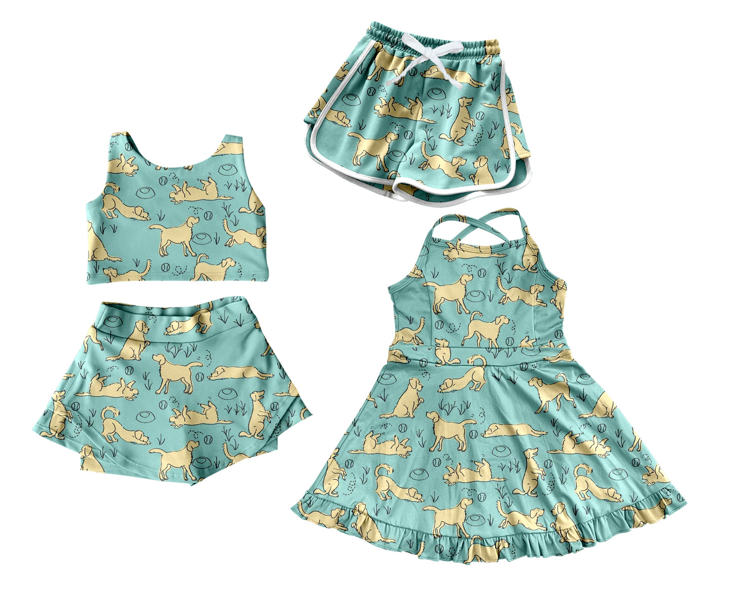 25.5.22 custom each style moq 5eta 4-6week Sibling Sister baby girls clothes Short sleeve shorts skirts sets and dress and shorts match family design