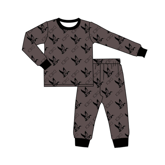 8.2 custom each style moq 5eta 4-6week Sibling Sister ducks baby boys sets and rompers match family design