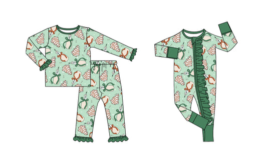 25.7.24 custom each style moq 5eta 4-6week Sibling Sister Christmas baby girl long sleeve pants sets and rompers match family design
