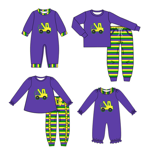 25.9.23 custom each style moq 8 eta 6-8week Sibling Sister baby long sleeve pants sets 2 and romper 2 match design