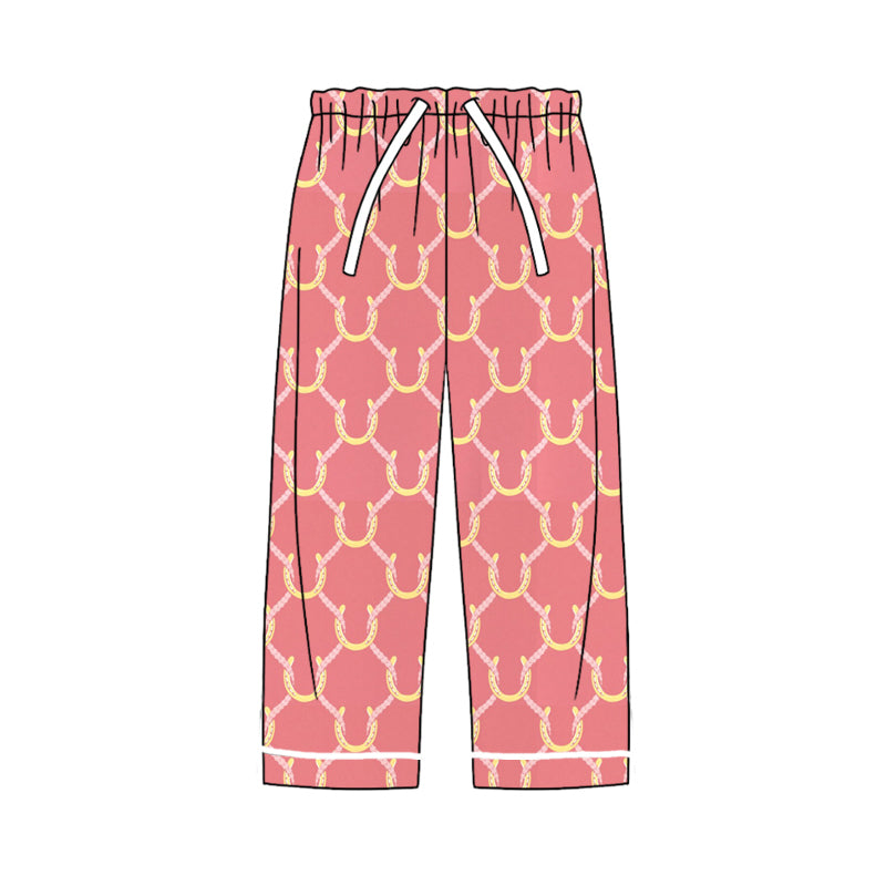 9.23 custom each style moq 5eta 4-6week adult clothes pink long pants adult woman pants