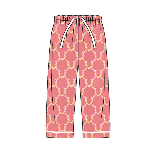 9.23 custom each style moq 5eta 4-6week adult clothes pink long pants adult woman pants