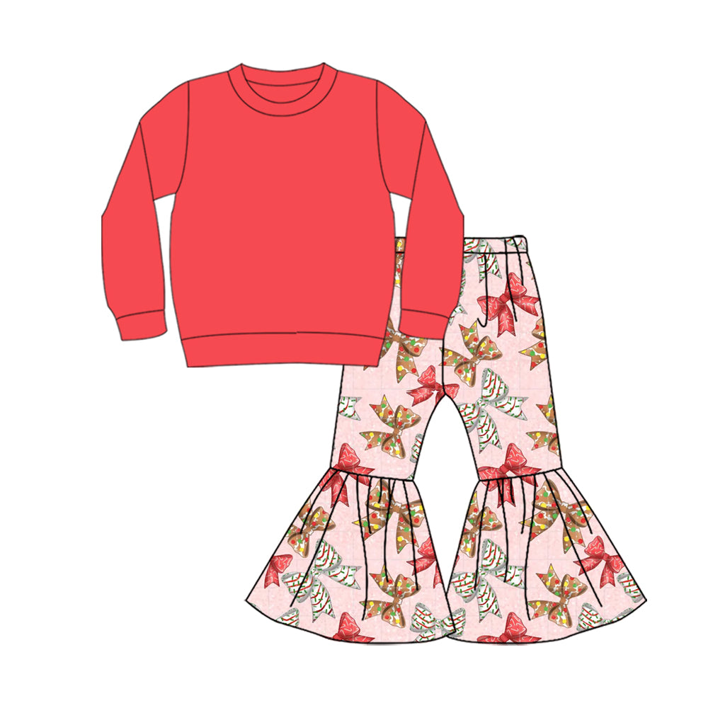 25.9.2 custom each style moq 5 eta 4-6week Sibling Sisters Christmas baby girl long sleeve pants sets 5