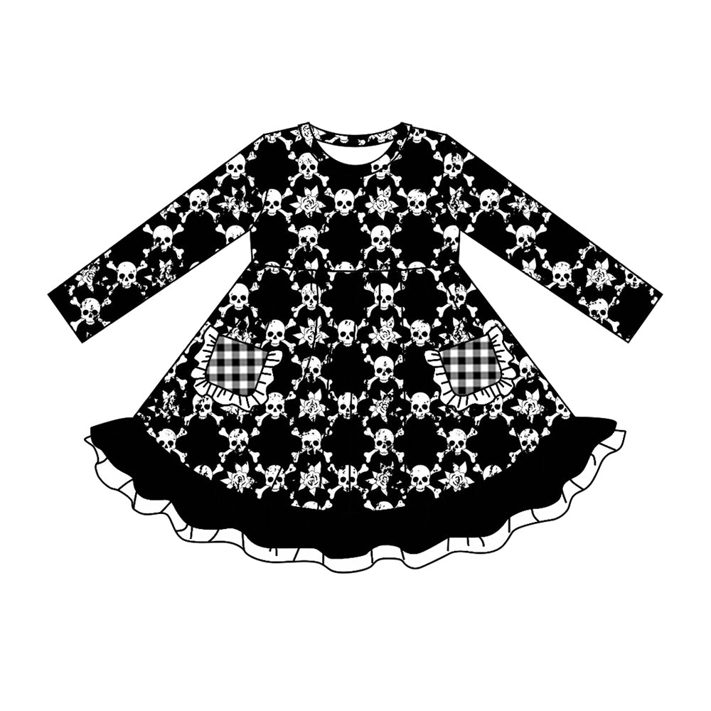 6.25 custom each style moq 5eta 4-6week Sibling Sister black baby girls sets and dress and rompers match family design