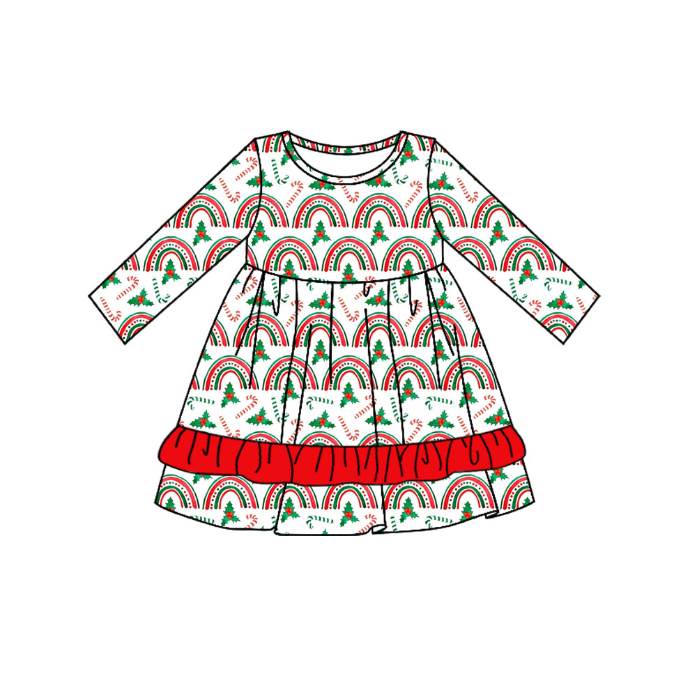 7.1 custom each style moq 5eta 4-6week Sibling Sister Christmas baby girls sets and dress and rompers match family design