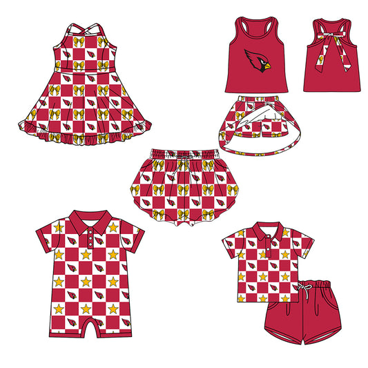 Custom moq 5 mix size milk silk summer teams Checked Baby Girl Sleeveless Top Skirt Short Set Dress And Shorts Yoga Outfit Boy's Top Shorts Set Romper