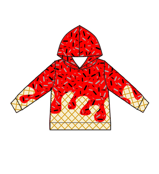 Custom moq 5 mix size milk silk baby girls clothes team red hooded long sleeve tops and pants and shorts and skirts-25.10.20