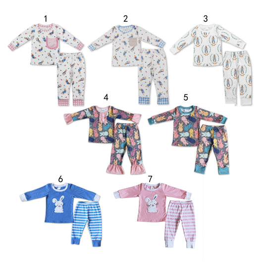 RTS NO MOQ Baby Boys Clothes easter long-sleeved pants set