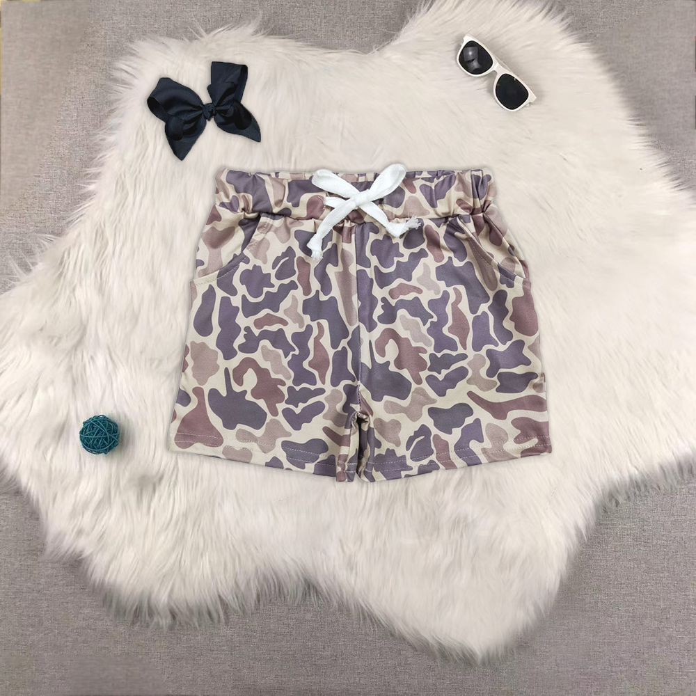 RTS NO MOQ Baby Boys clothes Summer Camouflage Shorts