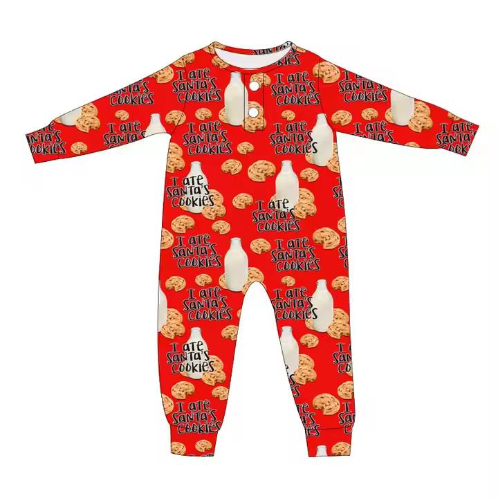 Custom moq 5 each style eta 6-7weeks baby girl clothes Christmas long sleeve romper 6-25.7.25