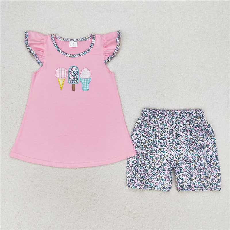 Baby Boys Shirt Shorts Summer Embroidery Rompers Outfits Clothes Sets