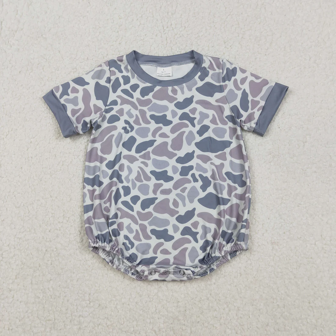 RTS NO MOQ Sibling baby Boys clothes camouflage duck short sleeve rompers