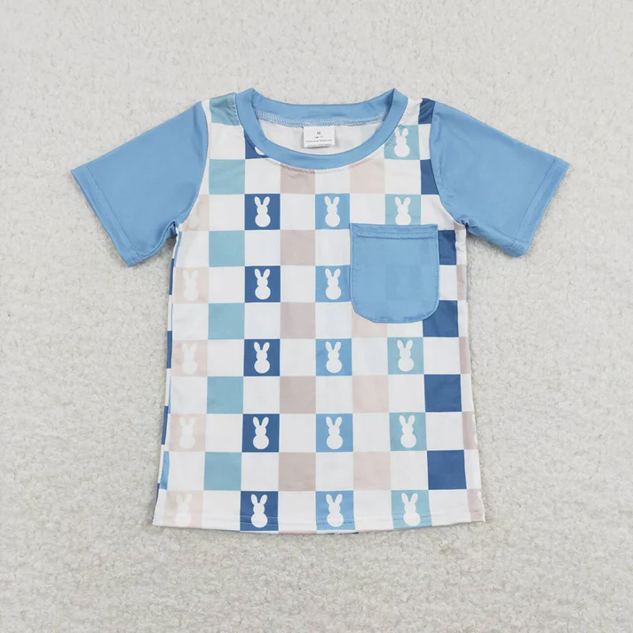 RTS NO MOQ easter short sleeve Top & Short Sleeve pant Set & romper