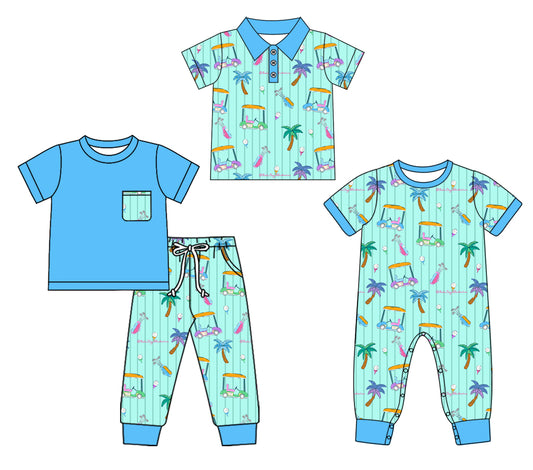 25.10.9 custom each style moq 8 eta 6-8week Sibling Sisters baby boy short sleeve pants sets and rompers and top match family design