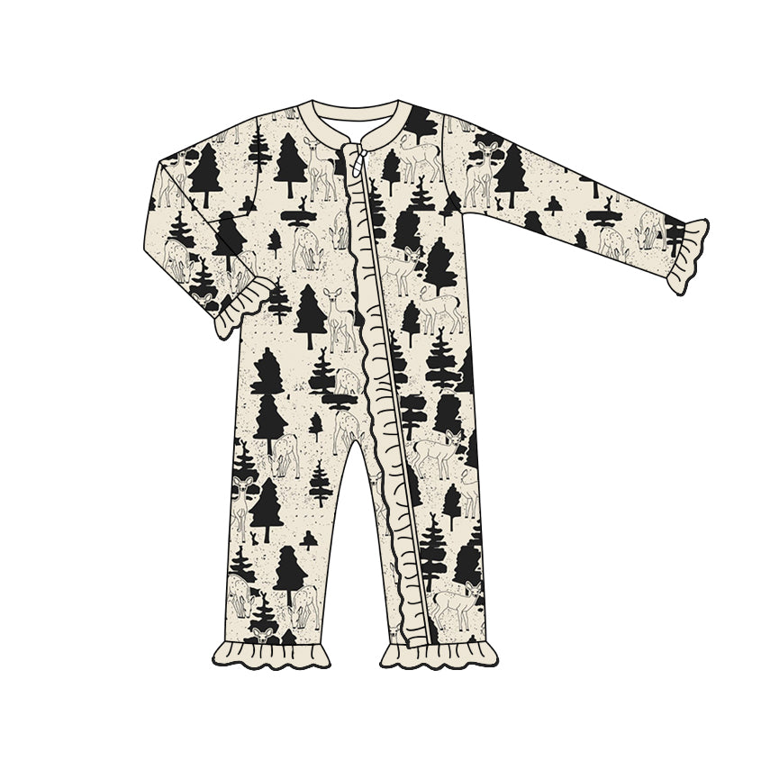 7.31 custom each style moq 5eta 4-6week Sibling Sister Christmas trees baby girls sets and dress and rompers match family design