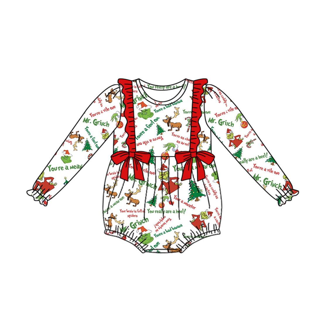 5.31 custom each style moq 5eta 4-6week Sibling Sister christmas trees baby girls outfits and dress and baby romper match family design