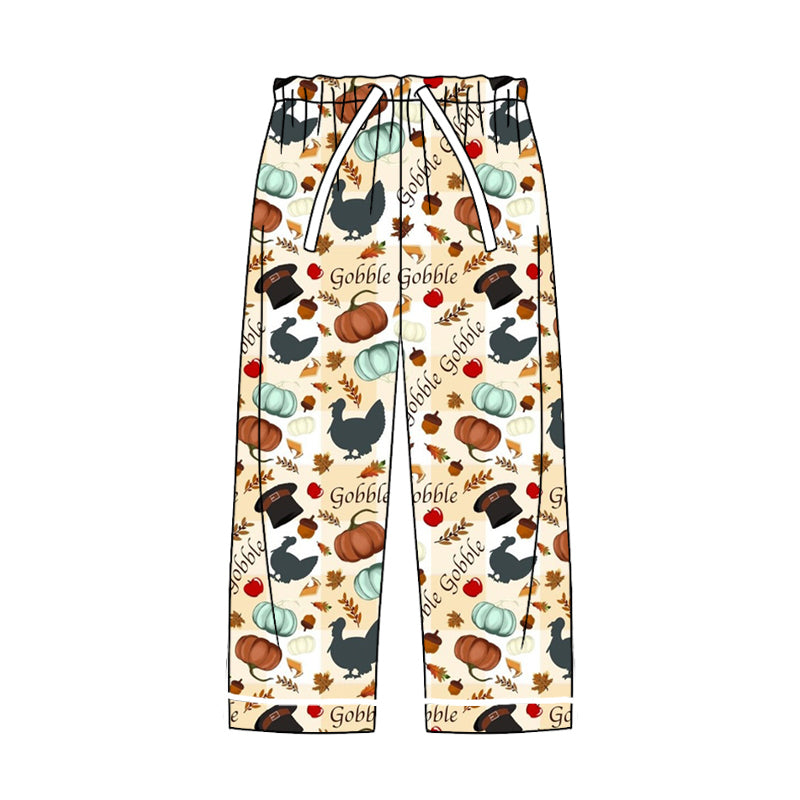8.1 custom each style moq 5eta 4-6week adult clothes pumpkin long pants adult man pants
