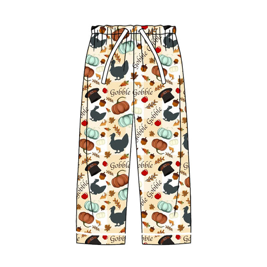 8.1 custom each style moq 5eta 4-6week adult clothes pumpkin long pants adult man pants