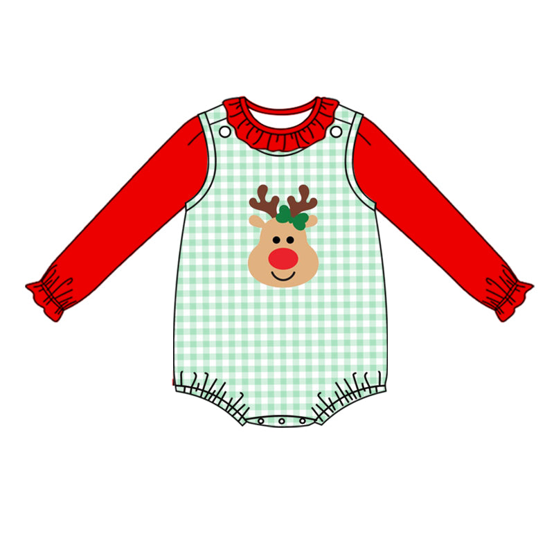 7.6 custom each style moq 5eta 4-6week Sibling Sister Christmas baby girls dress and boy rompers 1 and girls romper 2 match family design