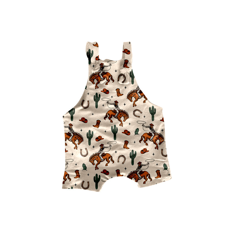 12.23 custom each style moq 5eta 4-6week Sibling Sister riding horse baby suspender jumpsuit 1 and jumpsuit 2 and jumpsuit 3 match design