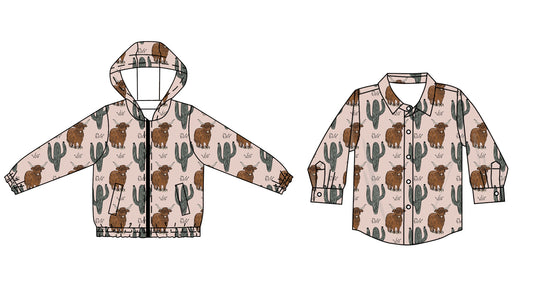 25.7.7 custom each style moq 5eta 4-6week Sibling Sister geometric baby boy hooded long sleeve top 1 and top 2 match family design