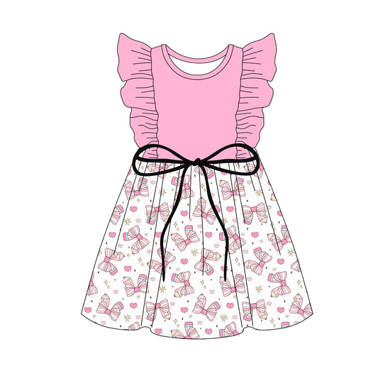 3.5 custom each style moq 5eta 4-6week Sibling Sister baby girls short sleeve dress and dress 7 match design