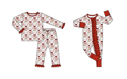 25.7.28 custom each style moq 5eta 4-6week Sibling Sister Christmas baby girl long sleeve pants sets and rompers match family design
