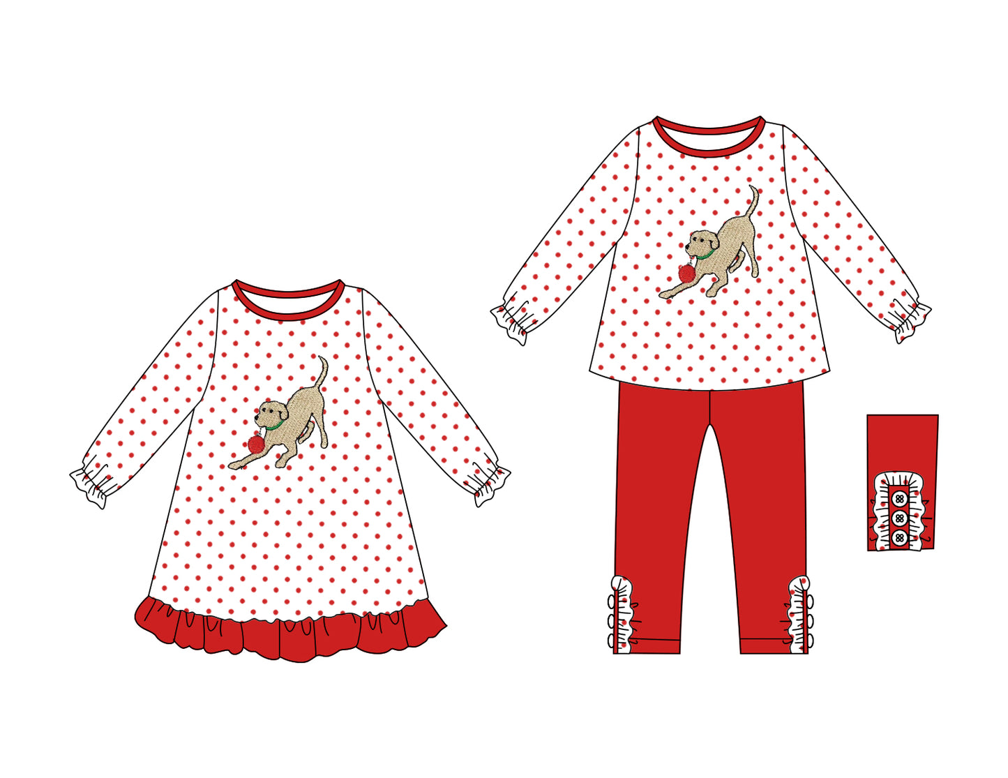 25.7.22 custom each style moq 5eta 4-6week Sibling Sisters baby girl long sleeve pants sets and dress match family design