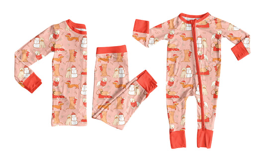 25.7.10 custom each style moq 5eta 4-6week Sibling Sister Christmas baby boy long sleeve pants sets and rompers match family design
